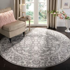 Mistana Larnakas Alder Ivory/Grey Rug gray 200.0 W x 0.8 D cm