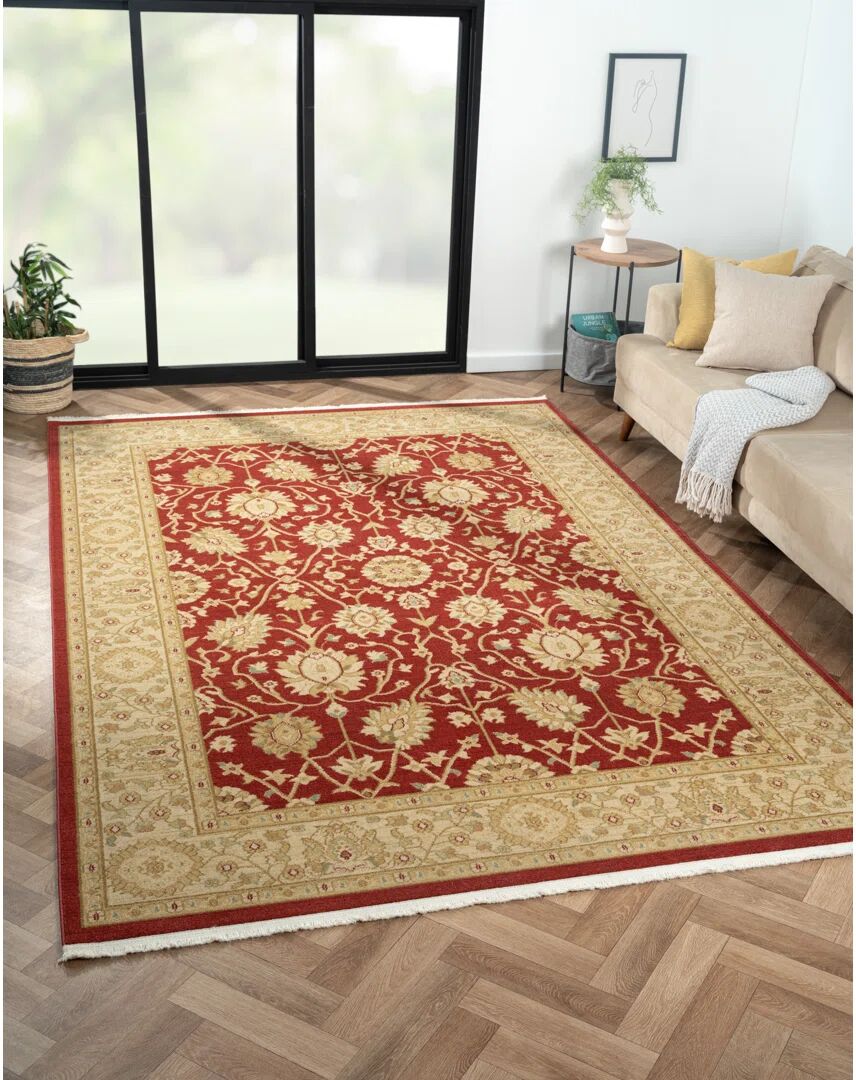 Ophelia & Co. Mary wine red Rug red 290.0 H x 200.0 W x 0.75 D cm