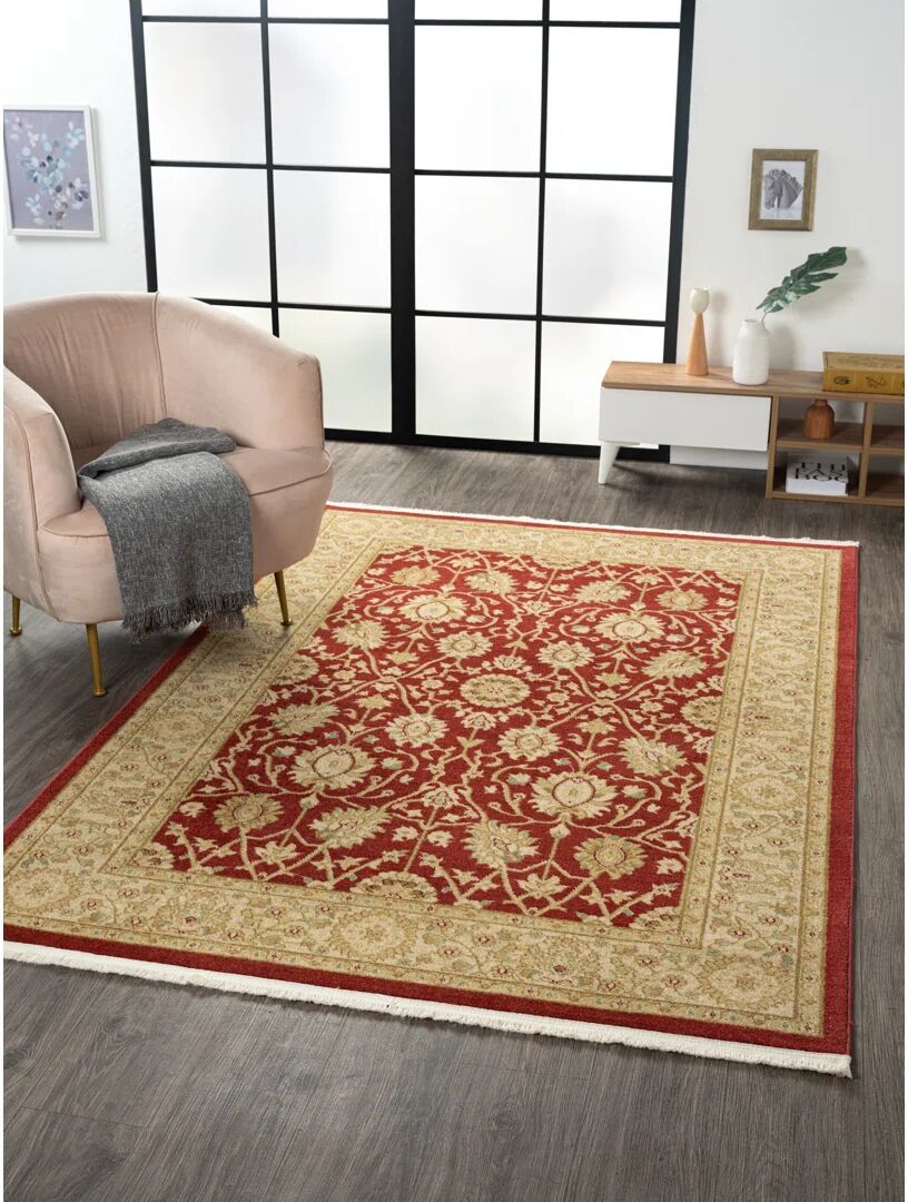 Ophelia & Co. Mary wine red Rug red 230.0 H x 160.0 W x 0.75 D cm