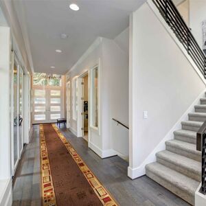 ClassicLiving Barberton Looped/Hooked Brown Hallway Runner Rug Brown Runner 510cm x 80cm