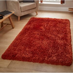 Mercer41 Hetzel area rug Hand Tufted Rectangle Terracotta Terracotta Rectangle 200 x 290cm