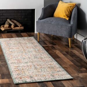 Blue Elephant Guidi Beige Rug white 201.0 W x 0.9 D cm