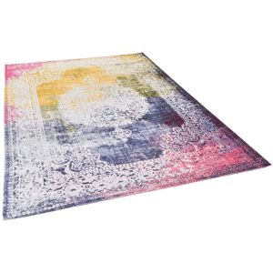 Gino Falcone Cosima Flatweave Pink/Grey/Yellow Rug Yellow;Pink;Grey Rectangle 160 x 230cm