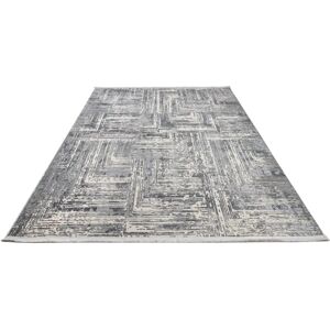 Rio Brentwood Machine Woven Grey Indoor/Outdoor Rug gray 100.0 H x 80.0 W x 0.5 D cm