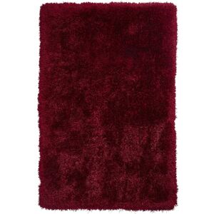 Rosdorf Park France Handmade Shag Dark Red Rug red 60.0 W x 8.0 D cm