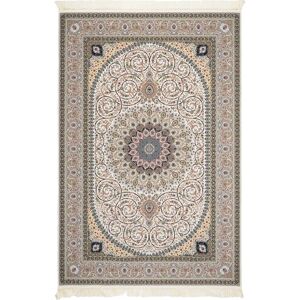 World Menagerie Gandy Shahi Mid-Nain Dhurrie Cream/Grey Rug gray/white 300.0 H x 100.0 W x 1.0 D cm