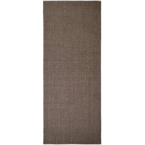 House of Hampton Kistler 100% Sisal Brown Rug brown/white 200.0 H x 80.0 W cm