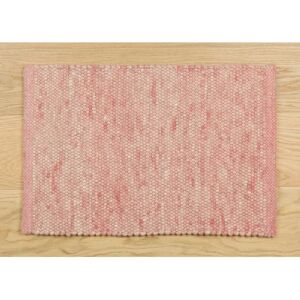 Jordan Teppiche Handmade Wool Dark Pink Rug pink/white 1.0 D cm