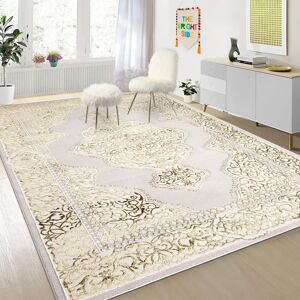 Latitude Vive Bonna Floral Area Rug white 150.0 H x 80.0 W x 0.5 D cm