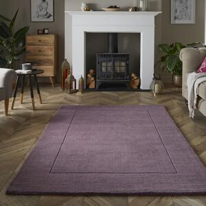 Brayden Studio Abdourahman Hand Tufted Mauve Rug white 150.0 H x 80.0 W x 4.0 D cm