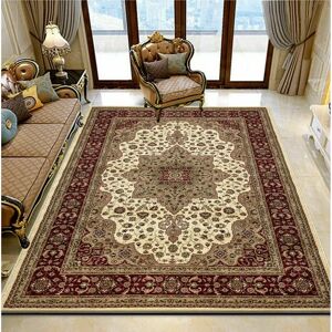 Rosalind Wheeler New Luxury Large Traditional Rugs For Bedroom Living Room Carpet Hallway Runner brown/red 120.0 H x 1.2 D cm