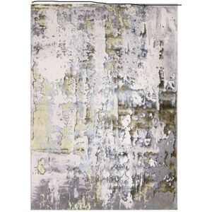 Borough Wharf Victoriaville Abstract Area Rug Yellow Rectangle 80 x 150cm