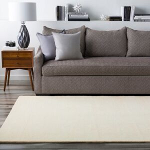 Livabliss Mystique Solid Colour Wool Hand Made Area Rug Beige Rectangle 152 x 244 cm