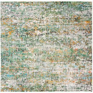 Safavieh Madison Abstract Green Area Rug Green Square 235cm