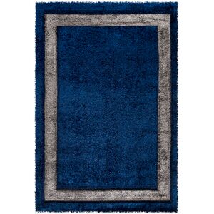 Fairmont Park New Modern Shaggy Area Rugs Hallway Runner Living Room Bedroom Carpet Floor Mats Blue Rectangle 120 x 170cm