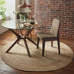 Beachcrest Home Buscher Handwoven Beige Rug Beige Round 120cm