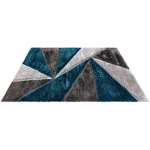Ivy Bronx Large Shaggy Rug Soft Fluffy Area Rugs for Bedroom & Living Room – Modern Anti-Slip Washable Carpet Runner in Emerald Emerald Rectangle 80 x 150cm