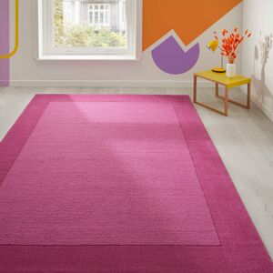 Brayden Studio Columbiaville Hand Loomed Wool Pink Rug Pink Rectangle 160 x 230cm