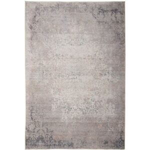 Kukoon Machine Washable Grey Beige Faded Vintage Style Distressed Living Room Area Rug Beige Rectangle 120 x 170 cm