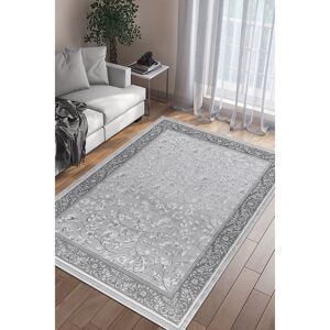 Stylish Home Large Shaggy Rugs Non Slip Living Room Hallway Runner Fluffy Bedroom Carpet Mats Grey Rectangle 160 x 230 cm