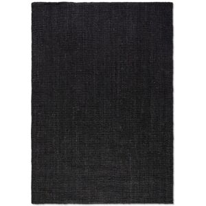 Hanse Home Jaipur Jute Rug Dark Black Rectangular 80 x 150cm
