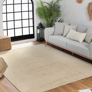 17 Stories Ranota In- & Outdoor Scandi Modern Boho Beige Area Rug Sesame Rectangle 200 x 275cm