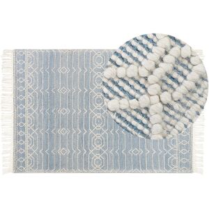 Bloomsbury Market Wool Area Rug 160 X 230 Cm Blue Overby Blue 160cm W X 230cm L