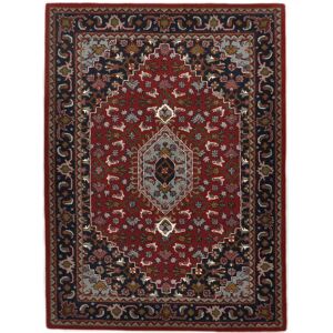 Theko Hand-Tufted Royal Orient Rug Made From Pure New Wool Red Rectangle 90 x 160cm