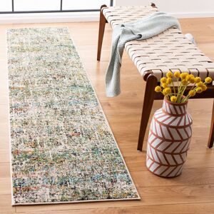 Safavieh Madison Abstract Green Area Rug Green Runner 66 x 305 cm