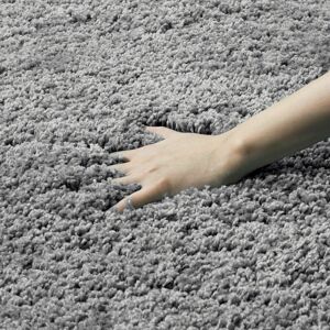 Ebern Designs Soft Shaggy Verona Rug Living Room Bedroom Carpet Hallway Runner Non Shed Pile Grey Rectangle 120cm x 170cm