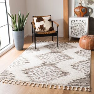 Mistana Joulon Hooked Ivory/Brown Rug Ivory Rectangle 91 x 152 cm Mistana Joulon Hooked Ivory/Brown Rug Ivory Rectangle 91 x 152 cm