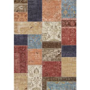 Langley Street Madeline Flatweave Red/Orange/Blue/Beige Rug Blue;Brown;Red Rectangle 120cm x 170cm Langley Street Madeline Flatweave Red/Orange/Blue/Beige Rug Blue;Brown;Red Rectangle 120cm x 170cm