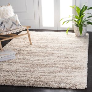 Borough Wharf Hudson Shag Striped Area Rug In Ivory / Beige Beige;Ivory Rectangle 183 x 274 cm Borough Wharf Hudson Shag Striped Area Rug In Ivory / Beige Beige;Ivory Rectangle 183 x 274 cm