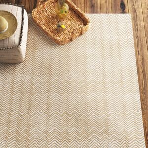 Beachcrest Home Aaron Jute Flatweave Natural Rug Natural Rectangle 100 x 150cm Beachcrest Home Aaron Jute Flatweave Natural Rug Natural Rectangle 100 x 150cm