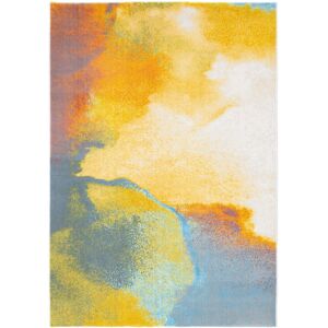 Metro Ausbon Yellow Area Rug Yellow Rectangle 135 x 200cm Metro Ausbon Yellow Area Rug Yellow Rectangle 135 x 200cm