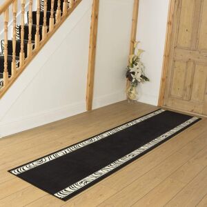 World Menagerie Adonay Tufted Black Hallway Runner Rug Black Runner 570cm x 60cm World Menagerie Adonay Tufted Black Hallway Runner Rug Black Runner 570cm x 60cm
