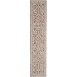 Latitude Vive Carmelindo Aztec Red;Blue;Brown Area Rug Light Blue Multi Runner 79 x 305cm Latitude Vive Carmelindo Aztec Red;Blue;Brown Area Rug Light Blue Multi Runner 79 x 305cm