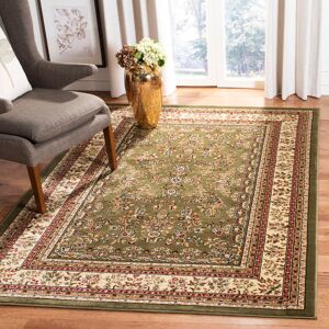 Latitude Vive Lyndhurst Oriental Area Rug In Sage / Ivory Ivory;Sage Square 122 cm Latitude Vive Lyndhurst Oriental Area Rug In Sage / Ivory Ivory;Sage Square 122 cm