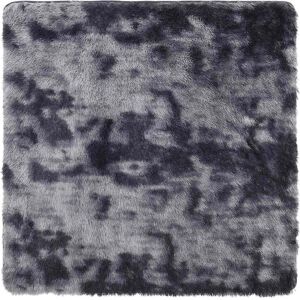 Ivy Bronx Shaggy Rug High Pile NAVARRA Dark Grey Polyester Dark grey Square 200cm Ivy Bronx Shaggy Rug High Pile NAVARRA Dark Grey Polyester Dark grey Square 200cm