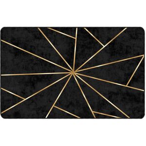 Borough Wharf Haraldur Balck/Yellow Rug Black;Yellow;Black and gold Rectangle 190 x 300cm Borough Wharf Haraldur Balck/Yellow Rug Black;Yellow;Black and gold Rectangle 190 x 300cm
