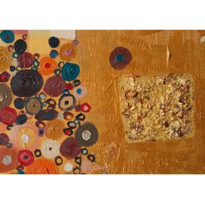 East Urban Home Foli Machine Woven Gold Rug Gold Rectangle 140 x 200cm East Urban Home Foli Machine Woven Gold Rug Gold Rectangle 140 x 200cm