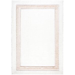 Fairmont Park New Modern Large Shaggy Rugs Hallway Runner Living Room Bedroom Carpet Floor Mat White Rectangle 60 x 110cm Fairmont Park New Modern Large Shaggy Rugs Hallway Runner Living Room Bedroom Carpet Floor Mat White Rectangle 60 x 110cm