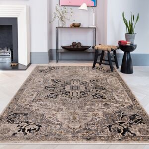 Latitude Vive Biegel Oriental Grey/Beige/Black Area Rug Beige Rectangle 200 x 290cm Latitude Vive Biegel Oriental Grey/Beige/Black Area Rug Beige Rectangle 200 x 290cm