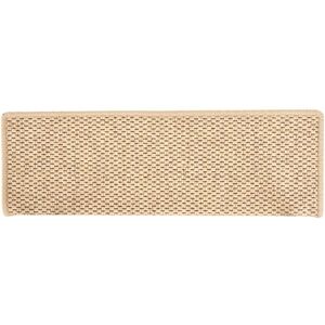 Hykkon Shellson Self-Adhesive Non-Slip Stair Tread Light Beige 21cm x 65cm Hykkon Shellson Self-Adhesive Non-Slip Stair Tread Light Beige 21cm x 65cm