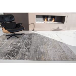 Louis de Poortere Atlantic Streaks Flatweave Grey Rug Grey Rectangle 200 x 280cm Louis de Poortere Atlantic Streaks Flatweave Grey Rug Grey Rectangle 200 x 280cm