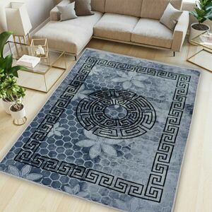 Rosdorf Park Geometric Indoor / Outdoor Area Rug Gray Rectangle 160 x 230 cm Rosdorf Park Geometric Indoor / Outdoor Area Rug Gray Rectangle 160 x 230 cm