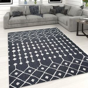 World Menagerie Culbert Flatweave Cotton Black Rug Black Rectangle 192 x 290cm World Menagerie Culbert Flatweave Cotton Black Rug Black Rectangle 192 x 290cm