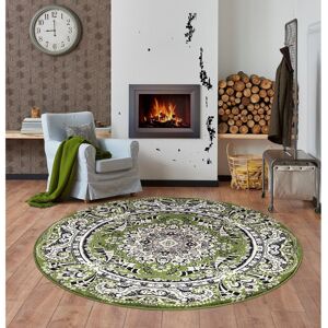 Latitude Vive Sivan Green Area Rug Green Round 120cm Latitude Vive Sivan Green Area Rug Green Round 120cm