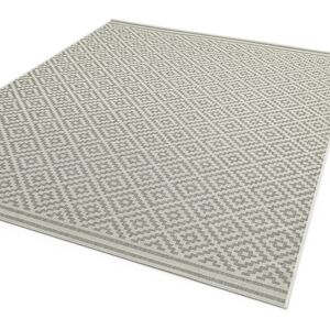 Sol 27 Outdoor Aaima Tufted Grey/Cream Rug Silver Rectangle 80 x 150cm Sol 27 Outdoor Aaima Tufted Grey/Cream Rug Silver Rectangle 80 x 150cm