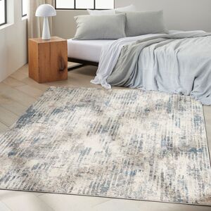 Calvin Klein CK022 INFINITY Ivory/Grey/Blue Area Rug Ivory/Grey/Blue Rectangle 160 x 221cm Calvin Klein CK022 INFINITY Ivory/Grey/Blue Area Rug Ivory/Grey/Blue Rectangle 160 x 221cm